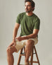 Men's Hemp Jersey Crew Tee - Chive